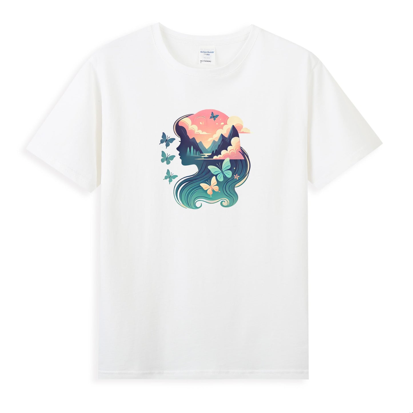 Tranquil Nature Women's Graphic Cotton Tee