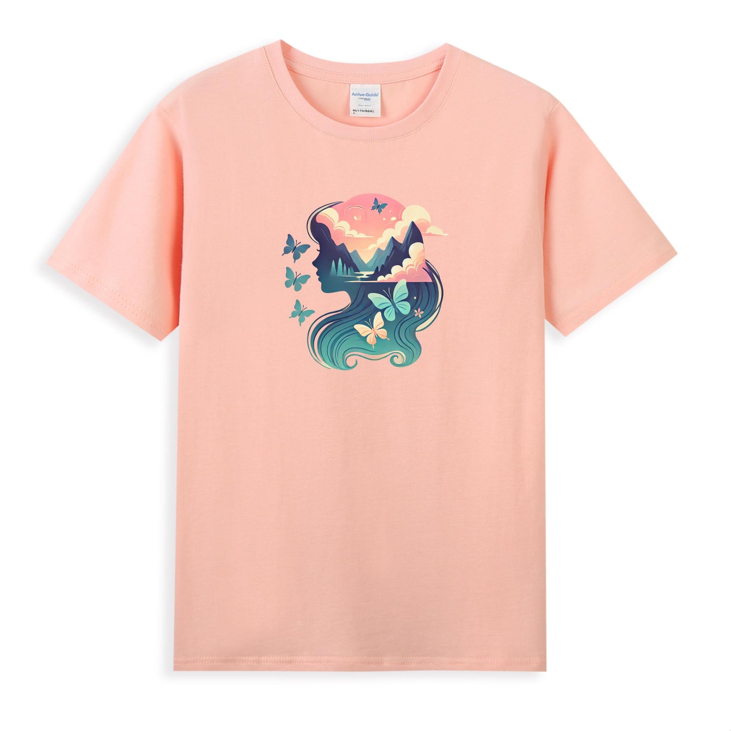 Tranquil Nature Women's Graphic Cotton Tee