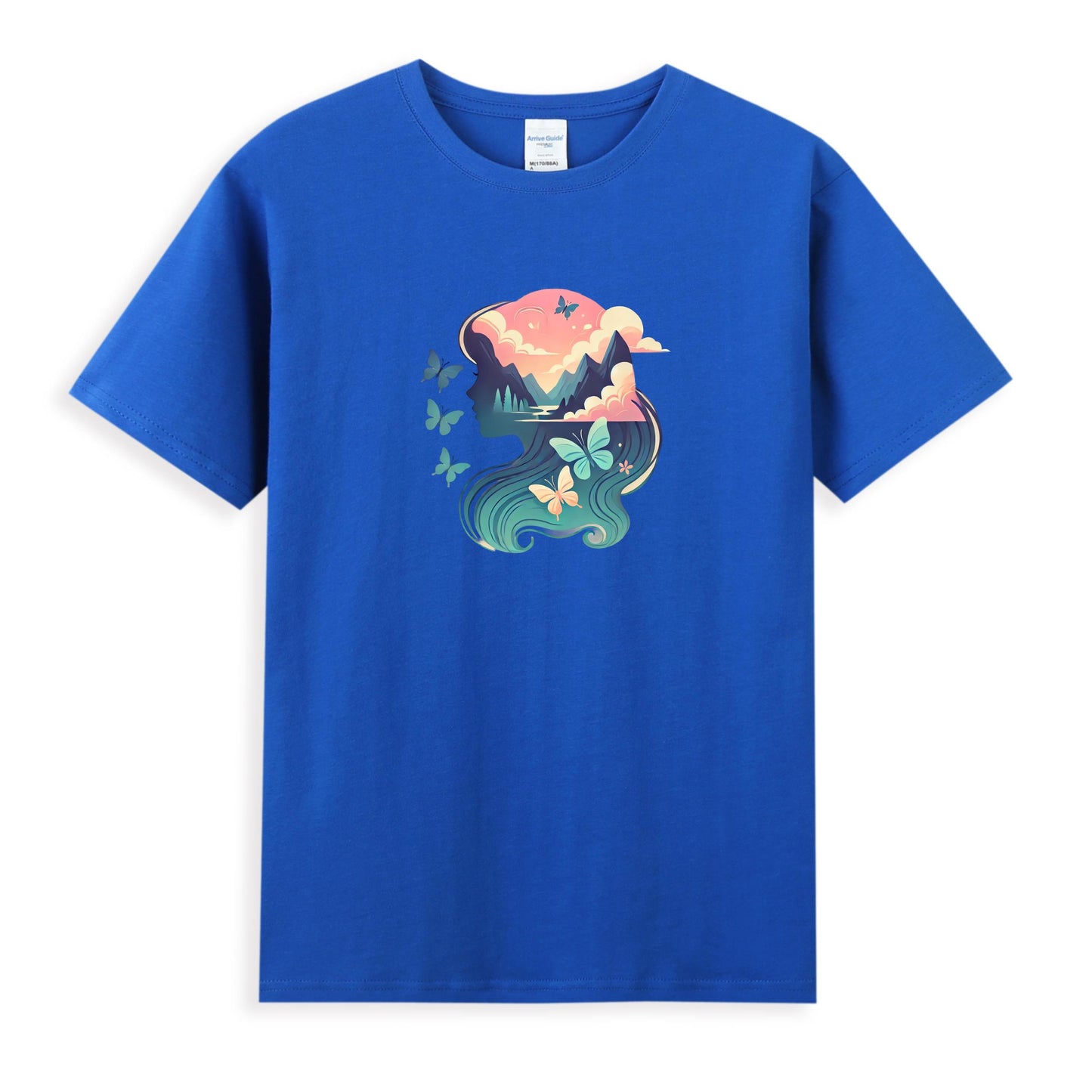 Tranquil Nature Women's Graphic Cotton Tee