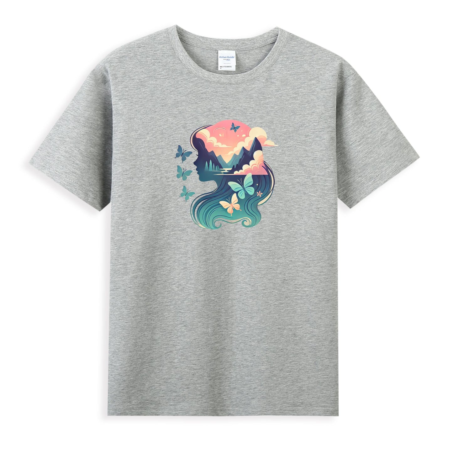 Tranquil Nature Women's Graphic Cotton Tee