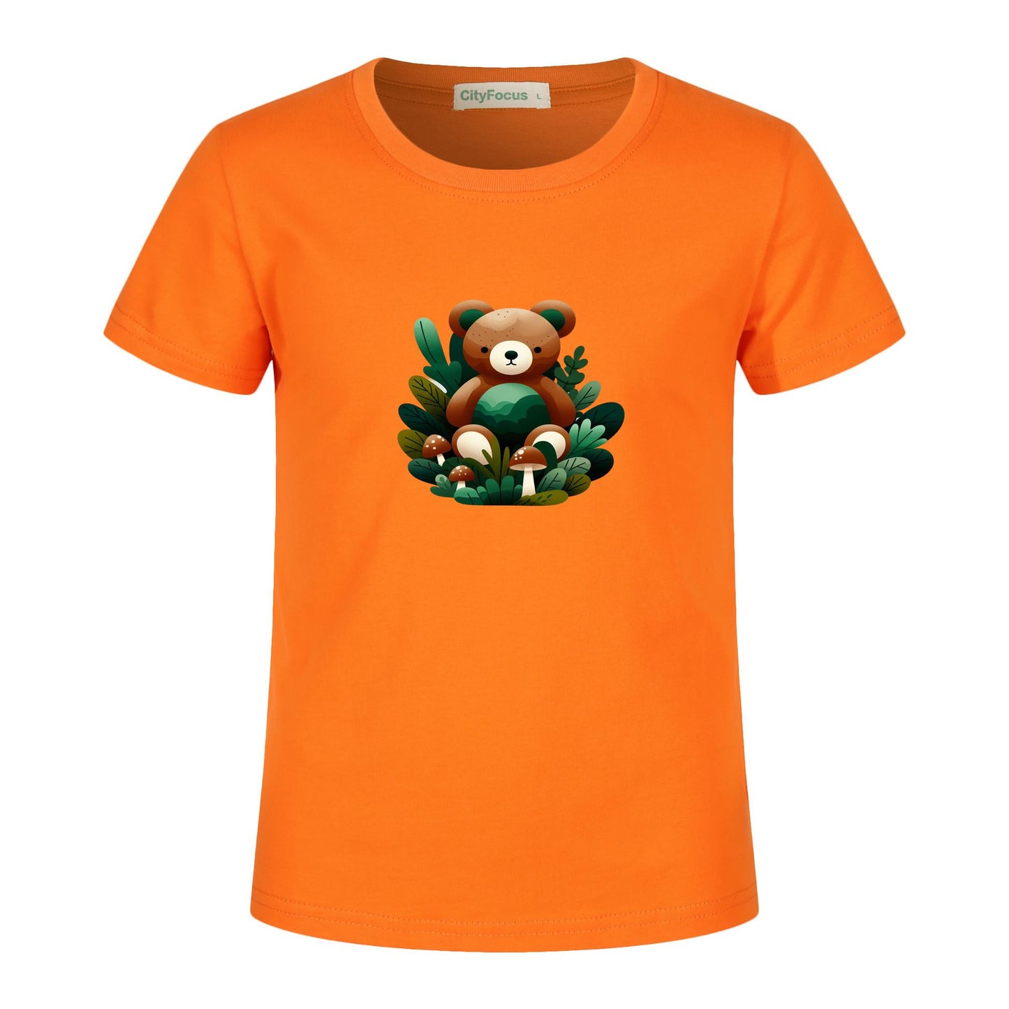 Adorable Forest Teddy Kids T-Shirt 100% cotton 4 - Cute and Comfortable
