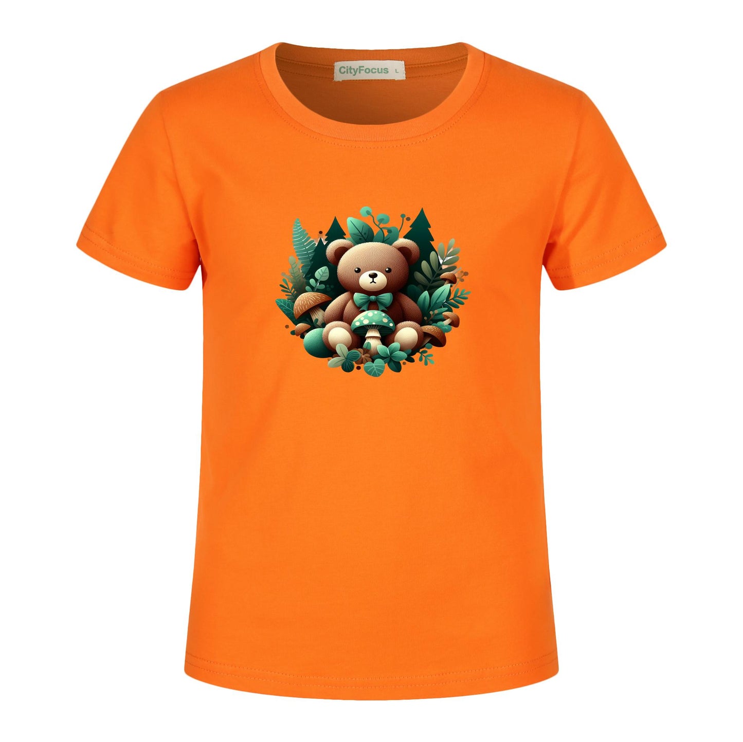 Adorable Forest Teddy Kids T-Shirt 100% cotton 3 - Cute and Comfortable