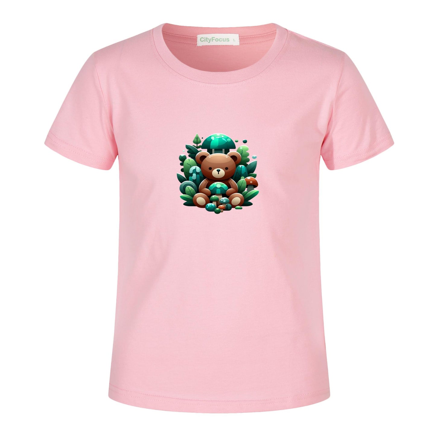 Adorable Forest Teddy Kids T-Shirt 100% cotton 5 - Cute and Comfortable