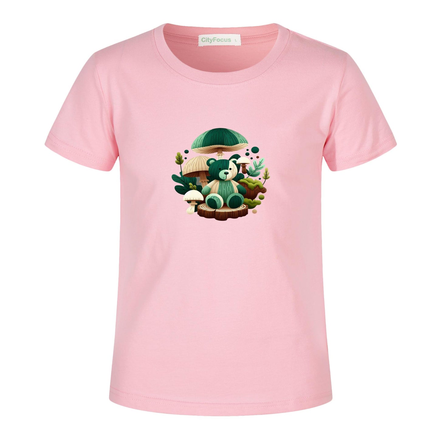 Adorable Forest Teddy Kids T-Shirt 100% cotton 2 - Cute and Comfortable