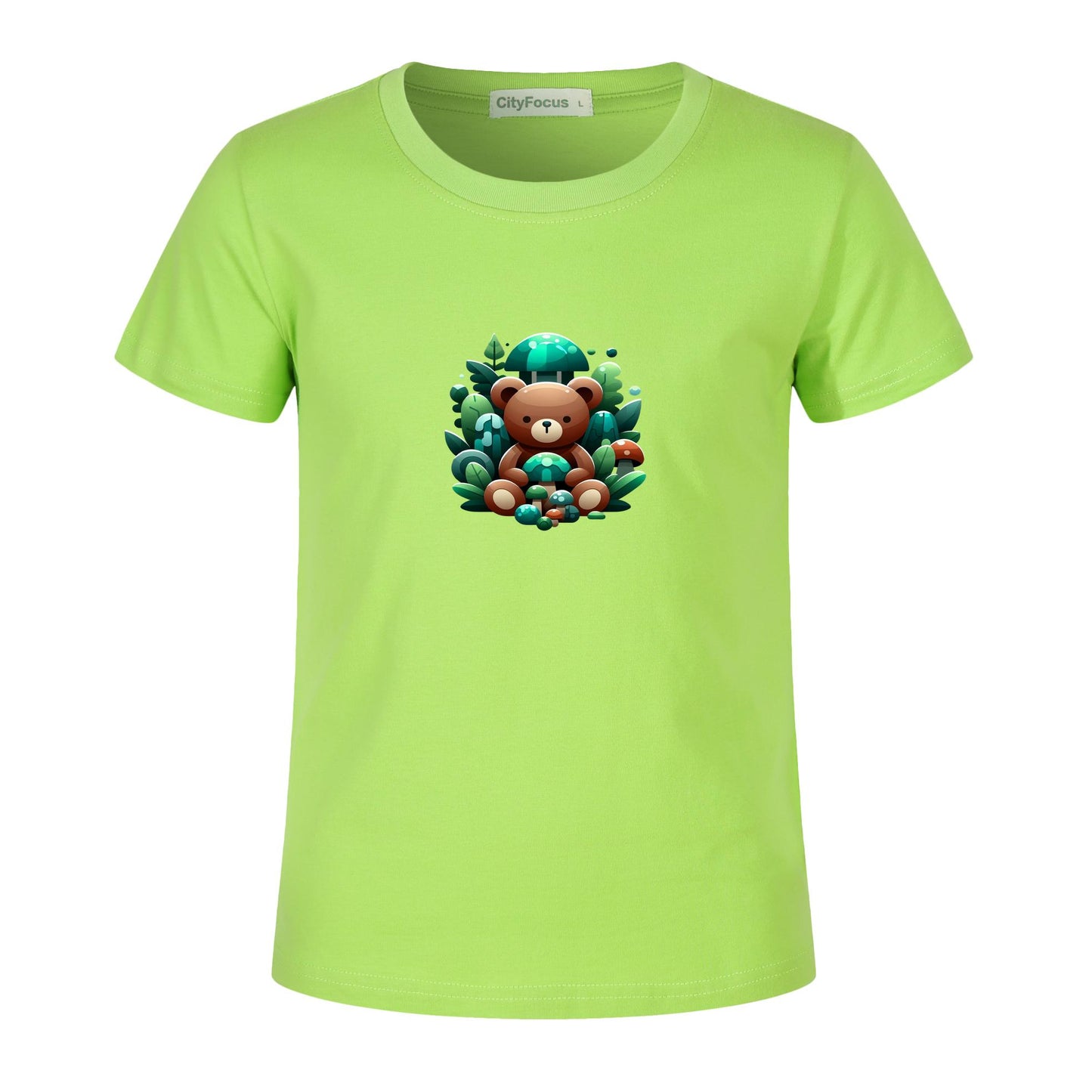 Adorable Forest Teddy Kids T-Shirt 100% cotton 5 - Cute and Comfortable