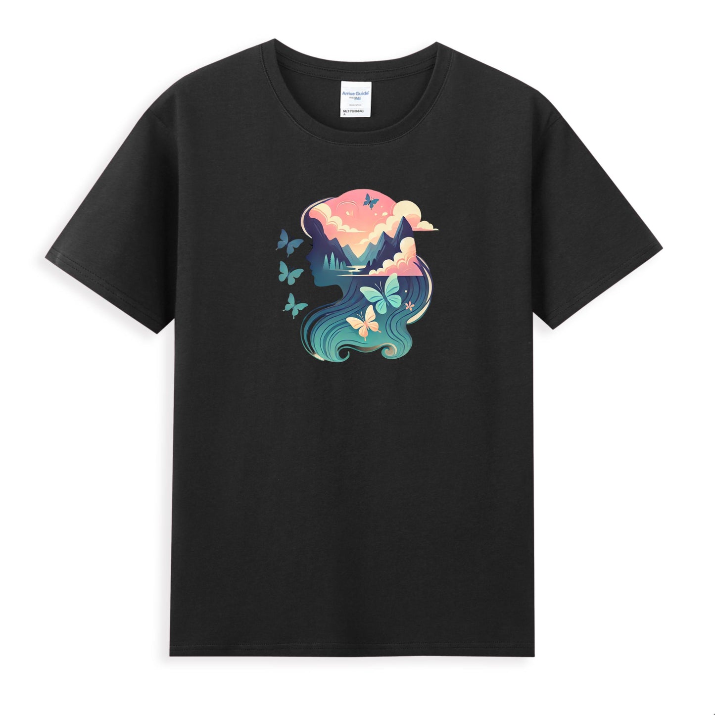 Tranquil Nature Women's Graphic Cotton Tee