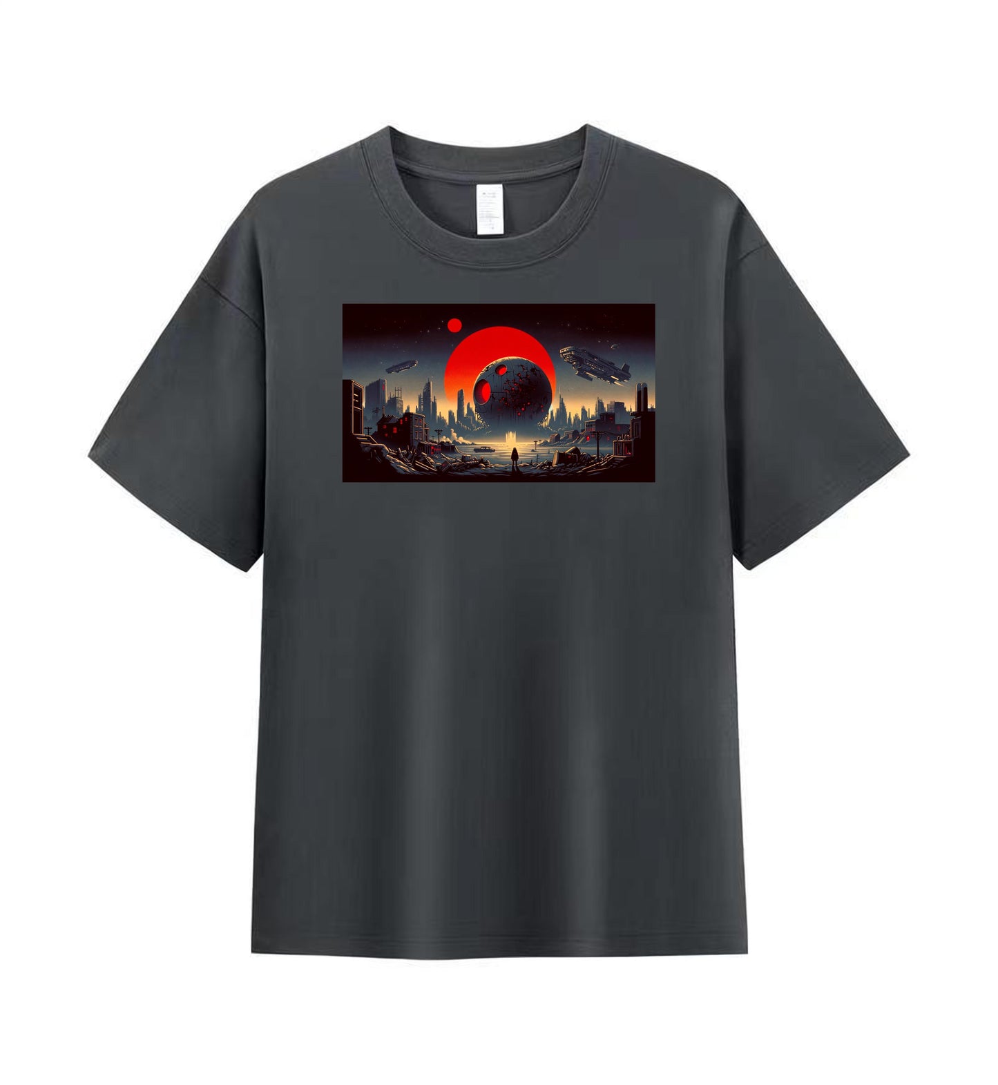 Dystopian Future Men's Tee - A World on the Brink 3