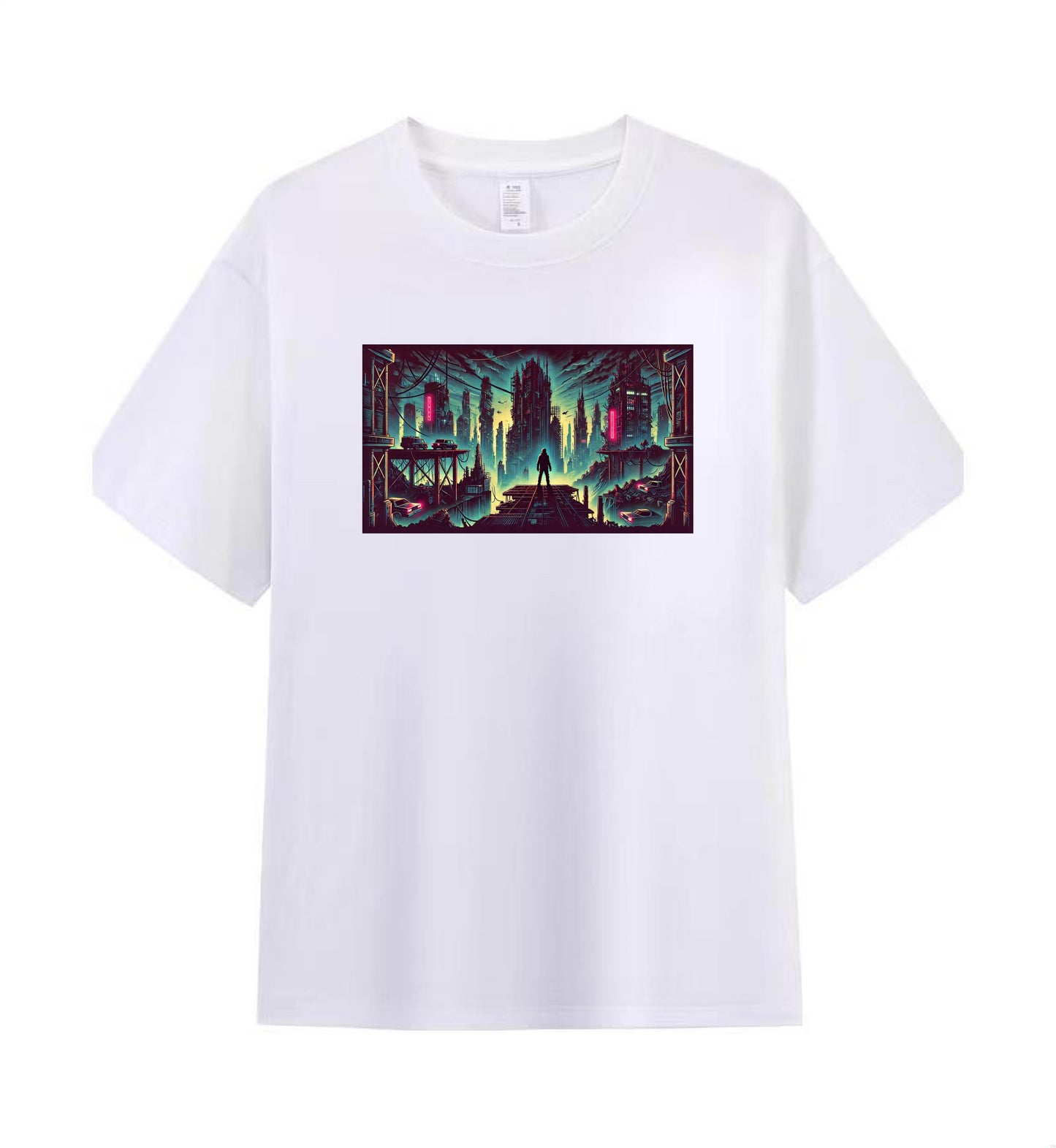Dystopian City Vibes Men's Tee