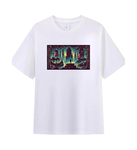 Dystopian City Vibes Men's Tee