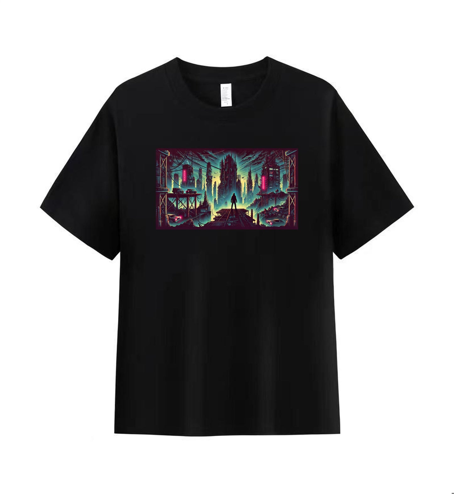 Dystopian City Vibes Men's Tee