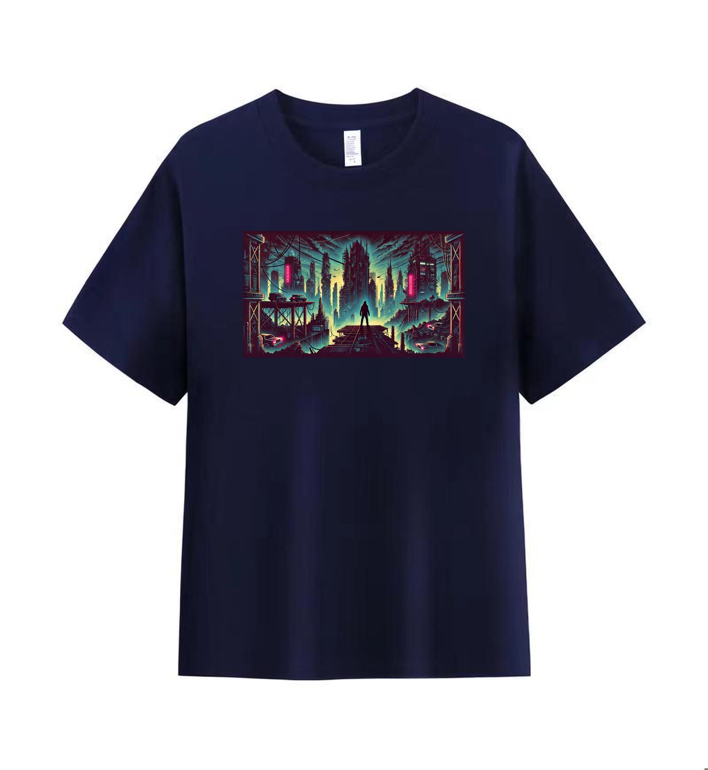 Dystopian City Vibes Men's Tee