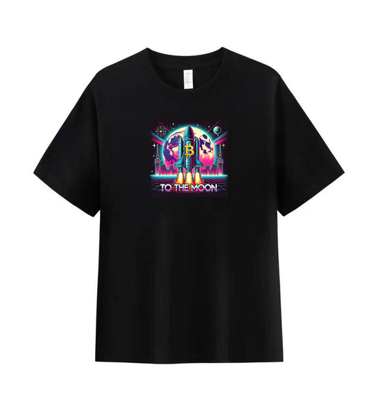 To the Moon Bitcoin Rocket Men's Premium Tee
